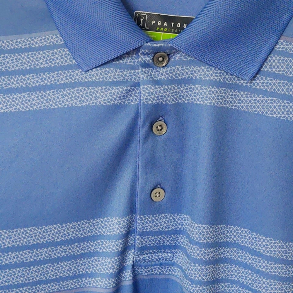 PGA Tour Periwinkle Blue Polo Shirt